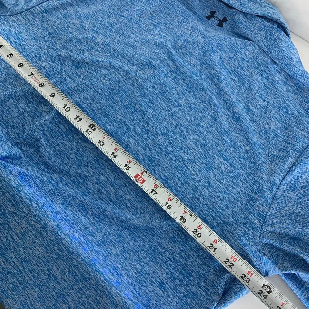Under Armour Mens HeatGear Loose Fit Polo Heather Blue Size XL - Picture 4 of 11